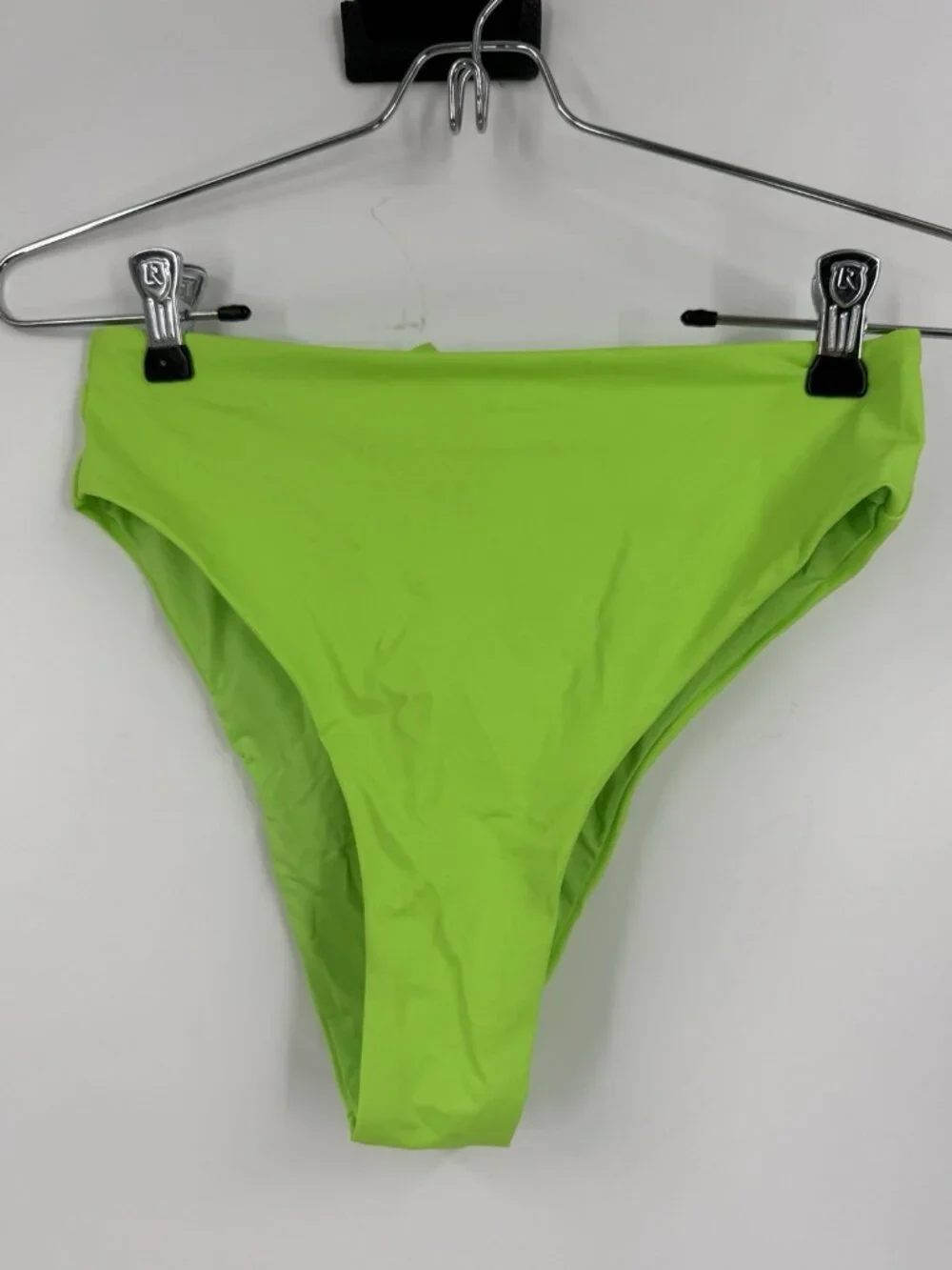Skims Recycled Swim Mid Waist Bikini Bottom Neon Green Size Small